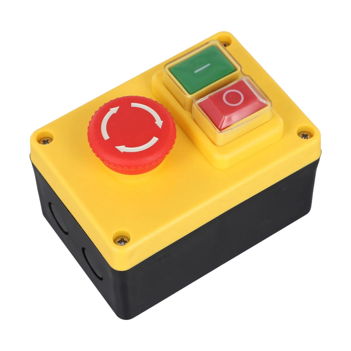 ZYWUOY Interruttore elettromagnetico a pulsante 16A 250V Pulsante Interruttore Macchina per seghe da banco e macchine da officina Motor StopStart Pulsante Utilizzato in Macchinari/Attrezzatura