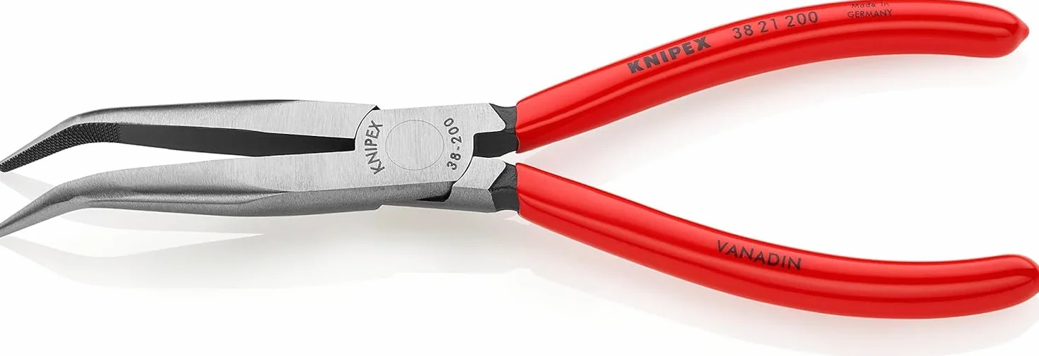 KNIPEX Pinza per meccanica rivestiti in resina sintetica 200 mm, 38 21 200