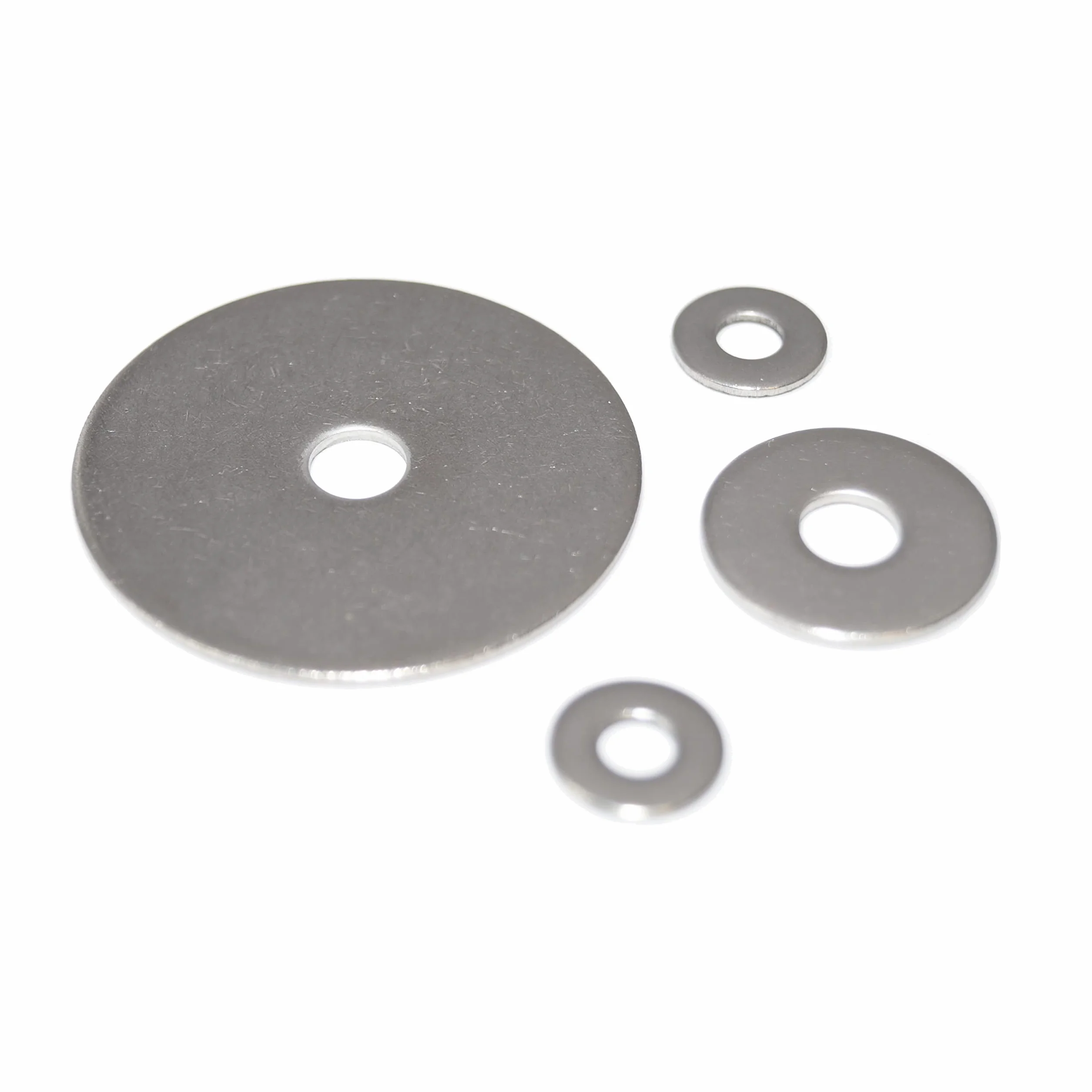 Rondelle per carrozzeria M12 in acciaio inox V2A, 6 pezzi, 12,5X55X1,5 mm, in acciaio inox A2 VA, rondelle per parafango, rondelle per carrozzeria