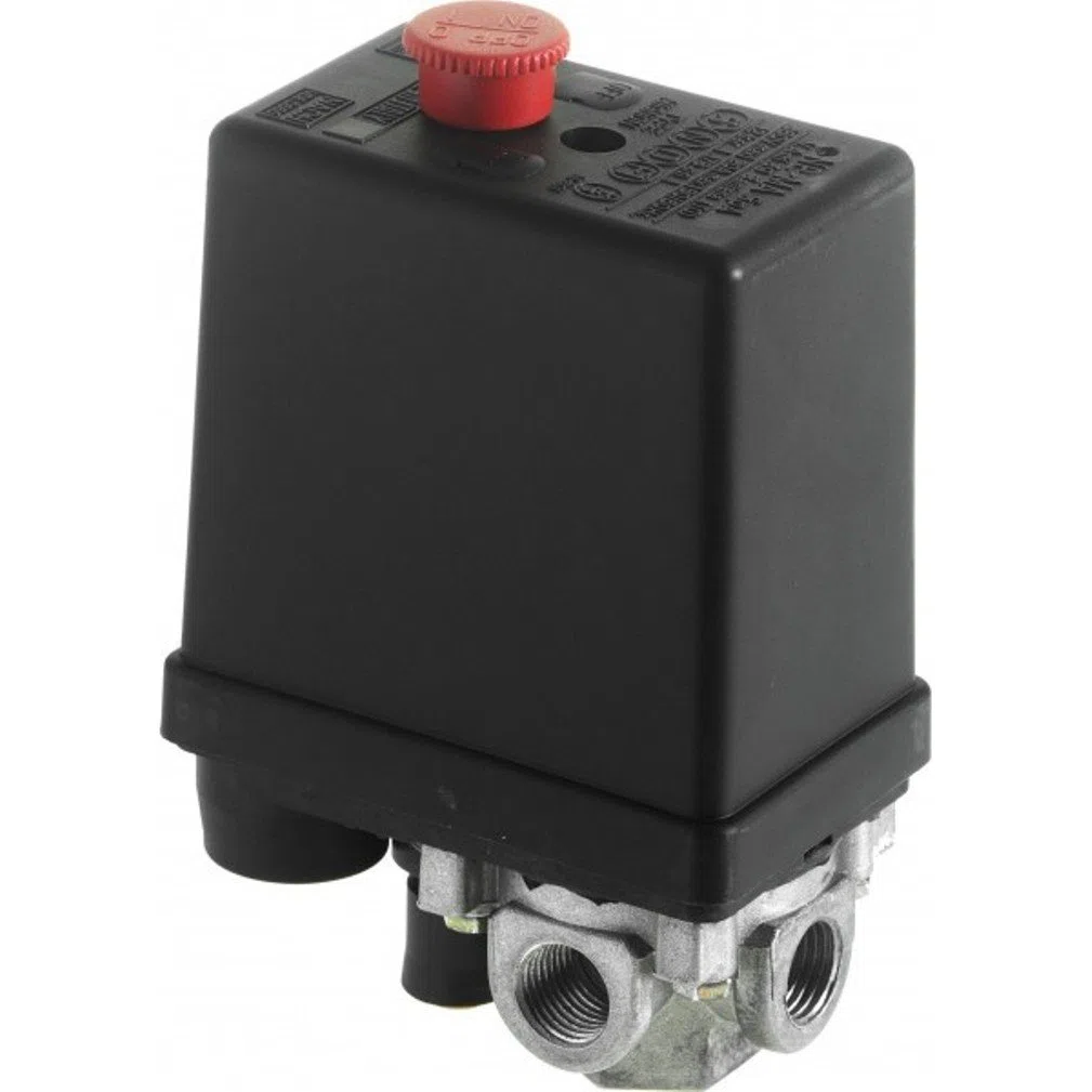 Pressostato Italiano Mata NE-MA per Compressori Monofase 4 Vie - Connessione rapida diam.6