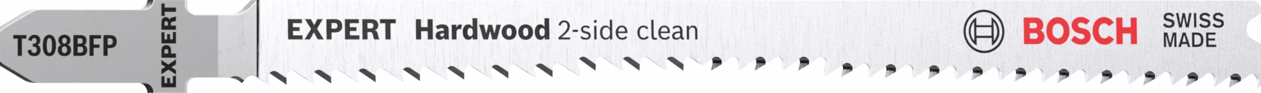 Bosch Professional 5x Lame per seghetto alternativo Expert 'Hardwood 2-side clean' T 308 BFP (per Piano di lavoro da cucina, Pannelli rivestiti in plastica, accessorio Seghetto alternativo)