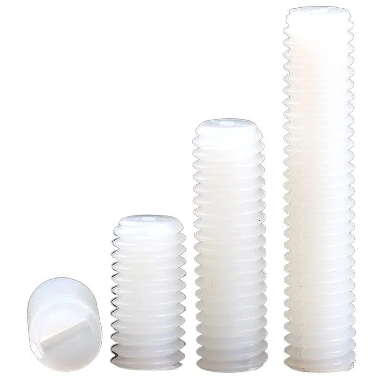 100 pz M3 M4 M5 M6 M8 Bianco Nylon Plastica a Testa scanalata Viti a Testa Piatta Grani Viti (Color : 100pcs, Size : M8 x 20mm)