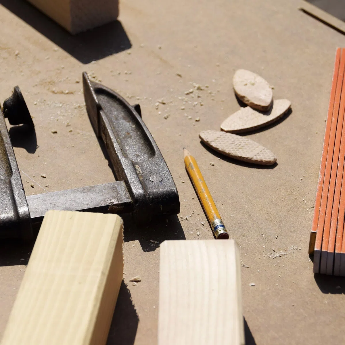 QUARKZMAN 100Pezzi biscotto per Giunti In Legno, 54X19X3.8mm biscotto per Lavorazione Del Legno, Strumento Di Giunzione per Schede Di Legno Accessori per Falegnami E Progetti Fai Da Te