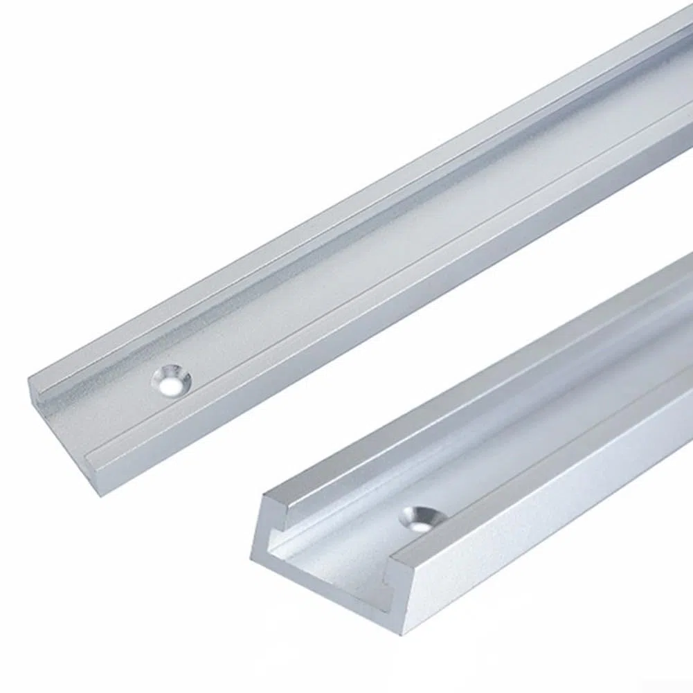 T-Track, binario a T con 30 tipi di scanalature, guida per la lavorazione del legno, binario in lega di alluminio, banco per la lavorazione del legno, fresa a T, strumento per da tavolo (400 mm)
