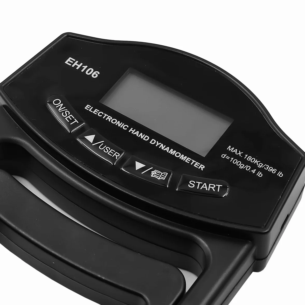 Tester di Forza di Presa 396Lbs Dinamometro Digitale a Mano Misuratore di Forza di Presa USB Ricaricabile Schermo LCD Luminoso Dinamometro a Mano