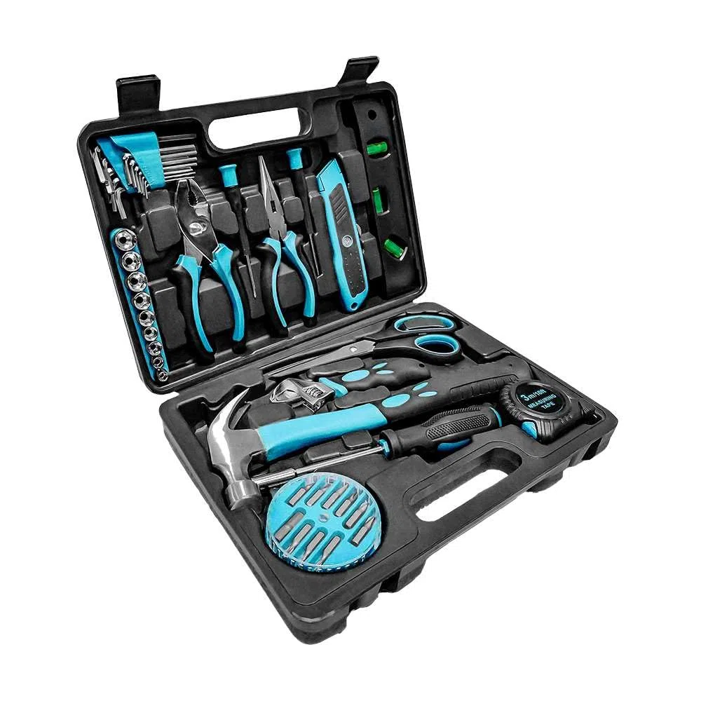 Cecotec Cassetta Porta Utensili, Valigetta Porta Attrezzi Cecoraptor 4200 Toolbox. Chiusura a Bottone, Design Compatto e Manico Ergonomico, Cacciaviti, Martelli, Pinze, Nastro Metrico, 31 x 22,5 x 7cm