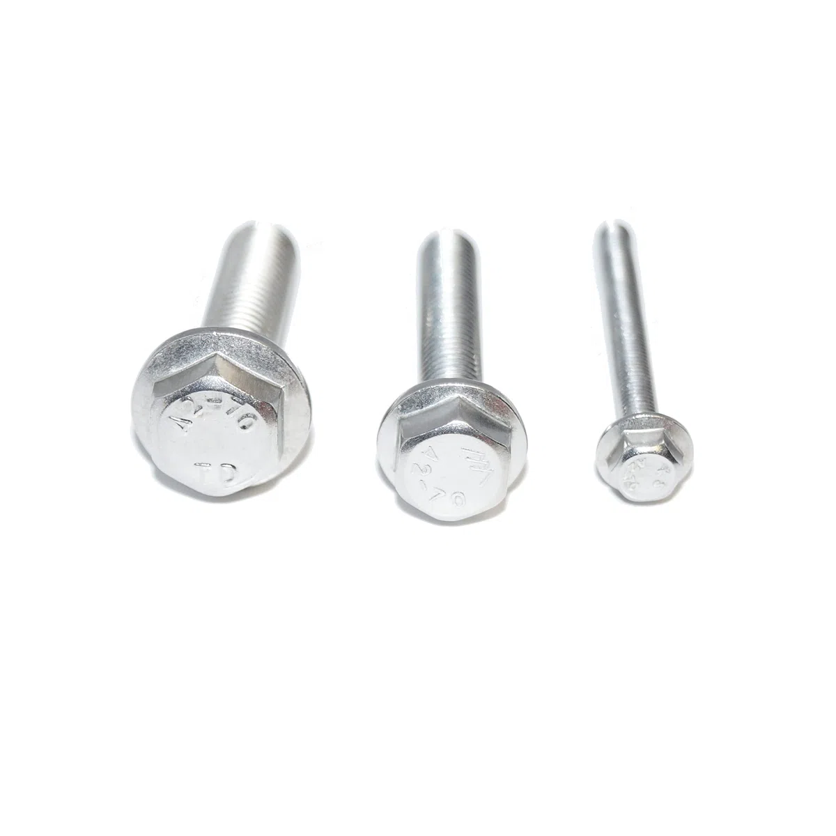 Viti a testa esagonale con flangia M8 x 60, 15 pezzi, DIN 6921 A2, in acciaio inox, filettatura completa e dentatura di bloccaggio