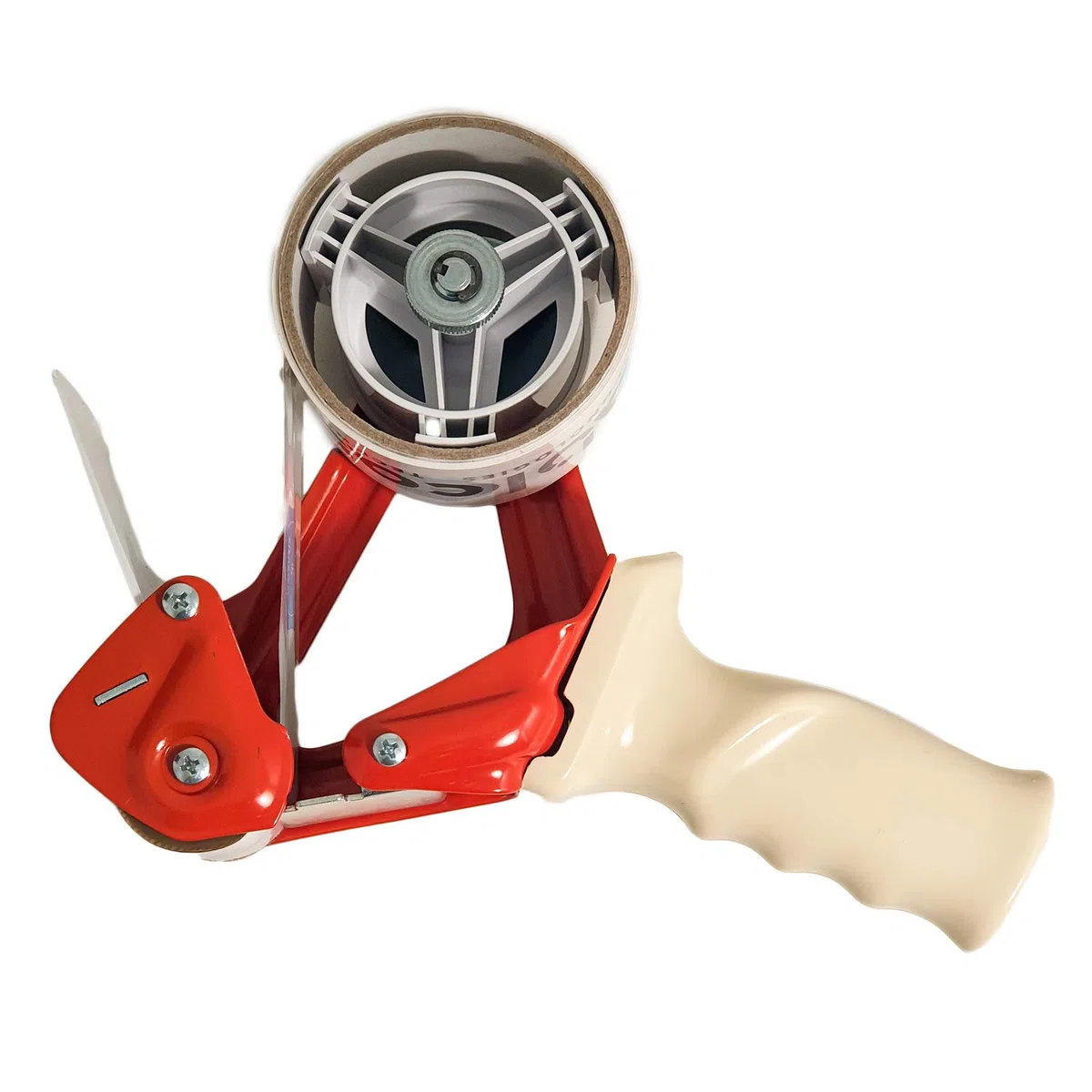 Dispenser Manuale di Nastro adesivo Professionale, Tendinastro da magazzino in Ferro, Nastratrice 50mm con Frizione regolabile, Applicatore da imballaggio, impugnatura ergonomica