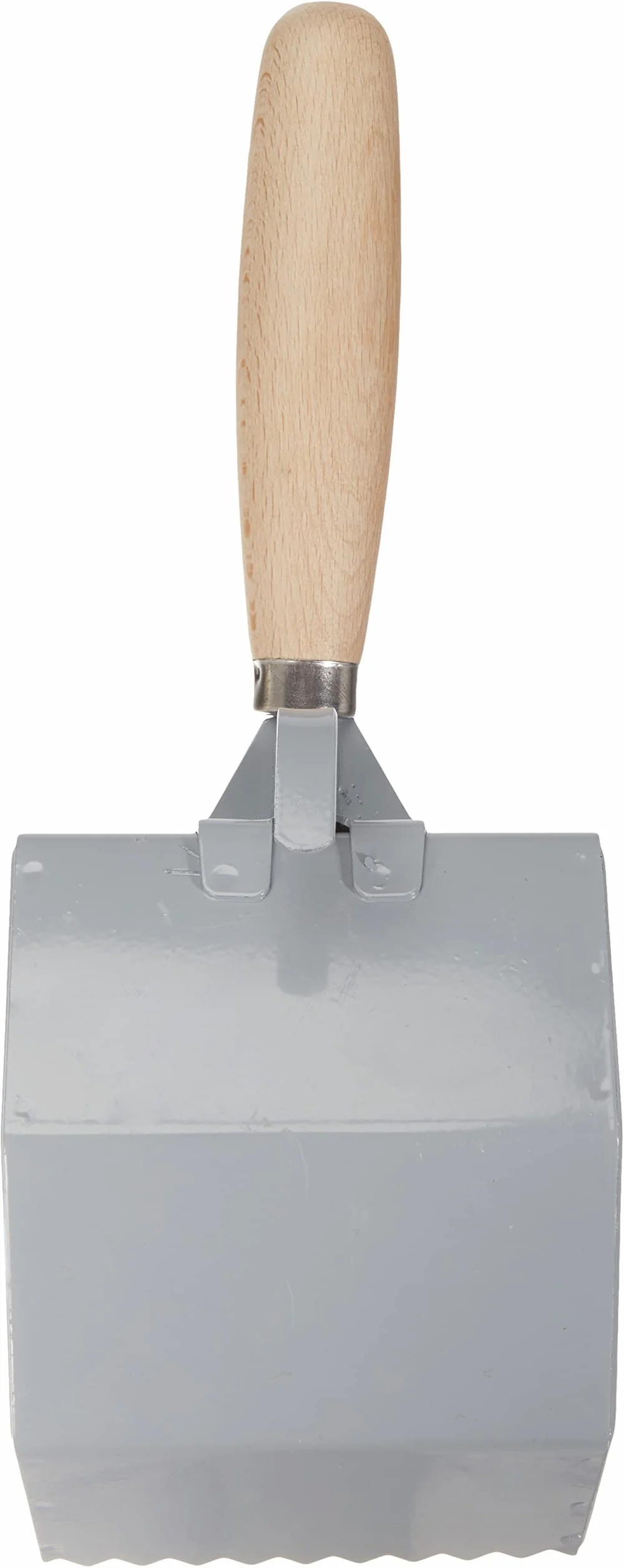 KOTARBAU Cazzuola adesiva 100-420 mm - Manico in legno - Cazzuola per calcestruzzo aerato - Cazzuola per calcestruzzo aerato - Cazzuola per malta - Paletta per calcestruzzo - Dentatura rettangolare