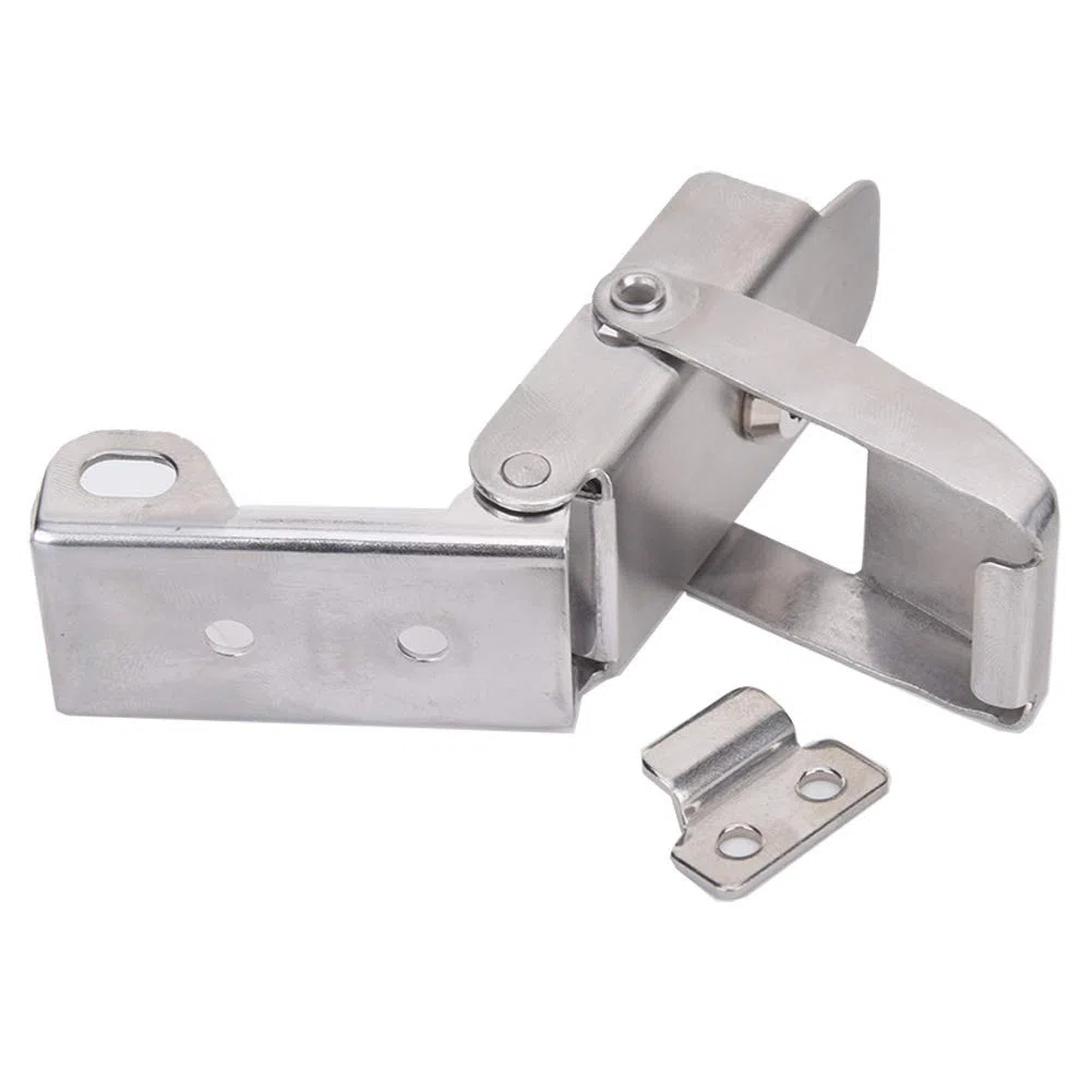 BuyWeek Chiusura a Leva, Chiusura a Scatto in Acciaio Inossidabile Chiusura a Molla per Cassette Degli Attrezzi Cassetti Armadi (A108B-3)