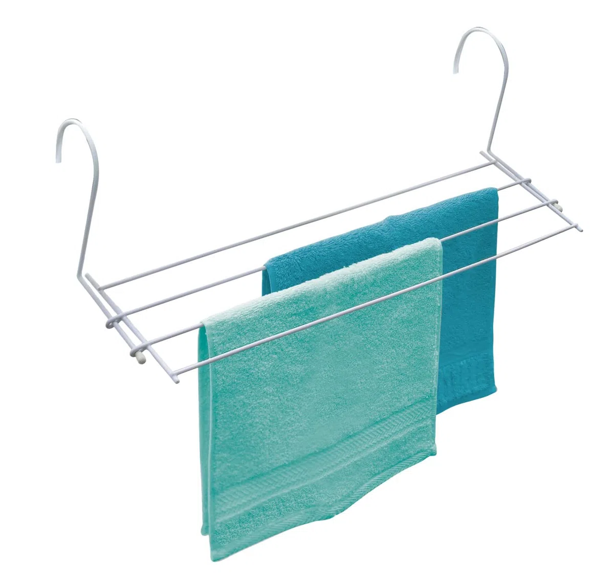 Wenko 3780010100 Tendedero de radiador Blanco, 58 x 16 x 15 cm