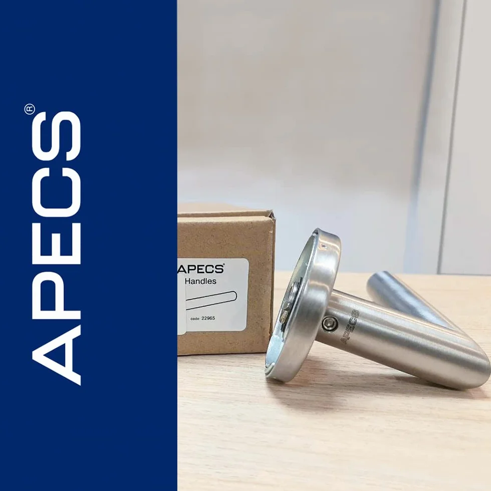 APECS 0972 INOX - Pomello per porta non rotante in acciaio inox opaco