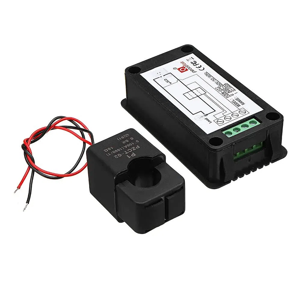 DollaTek AC 80-260V 100A Corrente Tensione Amperaggio Potenza Energia Misuratore di pannello LCD Display digitale Amperometro Voltmetro Multimetro con TA aperto
