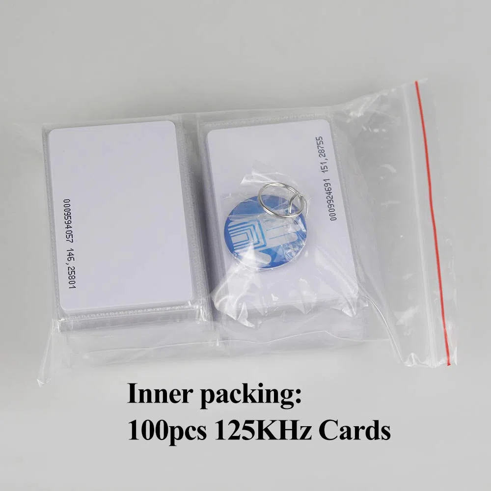 100pcs/Lot RFID 125KHz Prossimità ID Smart Card tag 0.8 mm Sottile per Sistema di Controllo Accessi, Bianco