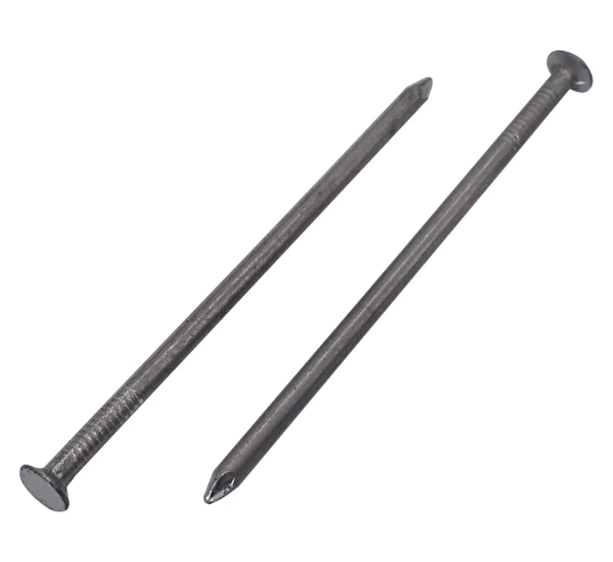 Confezione da 400 chiodi per costruzione in acciaio al carbonio, 3,0 x 70 mm, testa tonda piatta, chiodi a filo comune multiuso, lavorazione del legno (400, 3,0 x 70 mm)