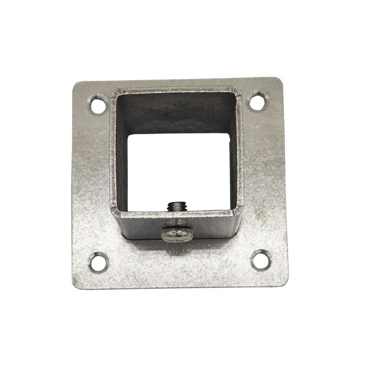 8 supporti con flangia quadrata da 3 cm, in acciaio inox 201, per recinzioni a pavimento o montaggio su ponte, 30 x 30 mm
