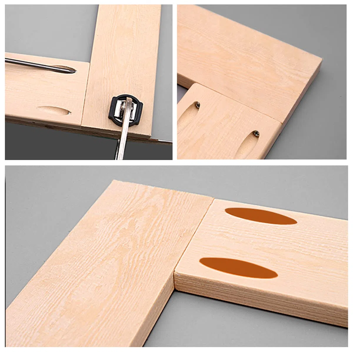 Gunpla 45 Pezzi Kit di Dima per Fori a Tasca per Legno, Guida di Foratura per Angolo di 15 °, Posizionatore Carpentieri Localizzatore di Fori Obliqui per Lavorazione del Legno, Pocket Hole Jig Kit