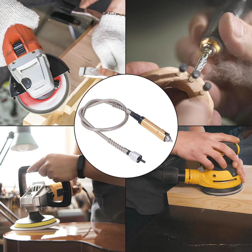 Albero Flessibile, 0,3-6,5mm Albero di Prolunga Flessibile per Trapano, Flessibile Albero Trapano Estensione Adattatore per Mandrino di Estensione con Maniglia e Chiave per Utensile Rotante