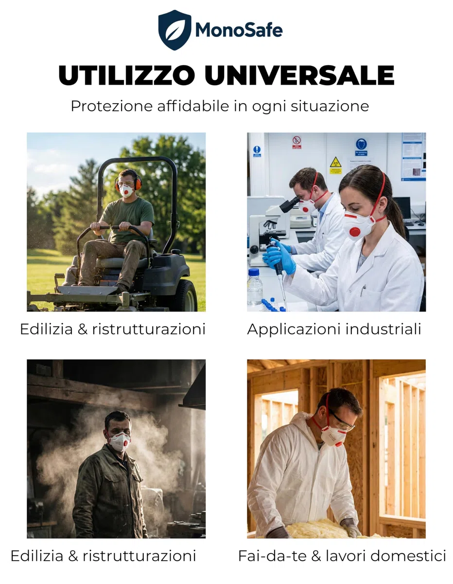 ETIK | Mascherine FFP3 certificate CE – Scatola da 20 pezzi – Semimaschera filtrante respiratoria