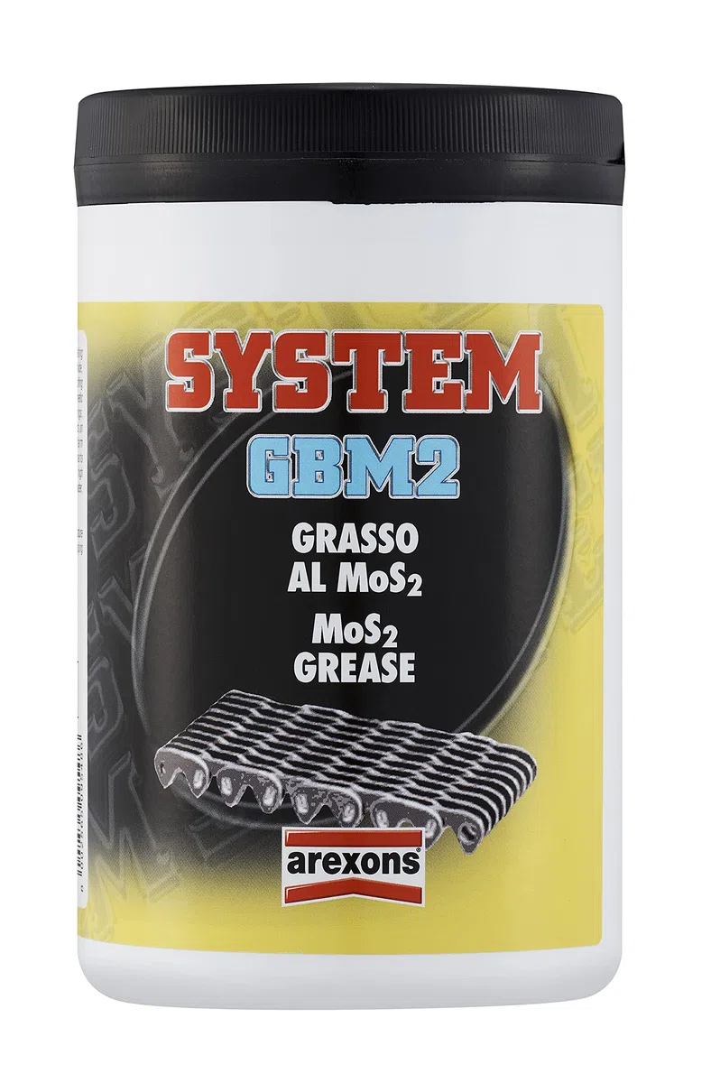 Arexons System GMB2 Grasso al MoS2 1000 ml, Lubrificante al litio complesso, Grasso lubrificante per organi meccanici, Antiossidante e antiruggine, Riduce l'attrito