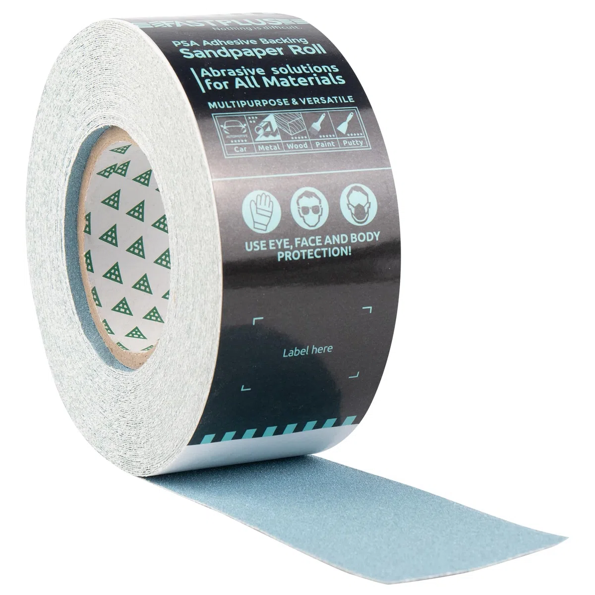 Rotolo di carta vetrata autoadesiva PSA Abarasive per longboard Sticky Back Longboard continuo rotolo 150 grana per auto e lavorazione del legno