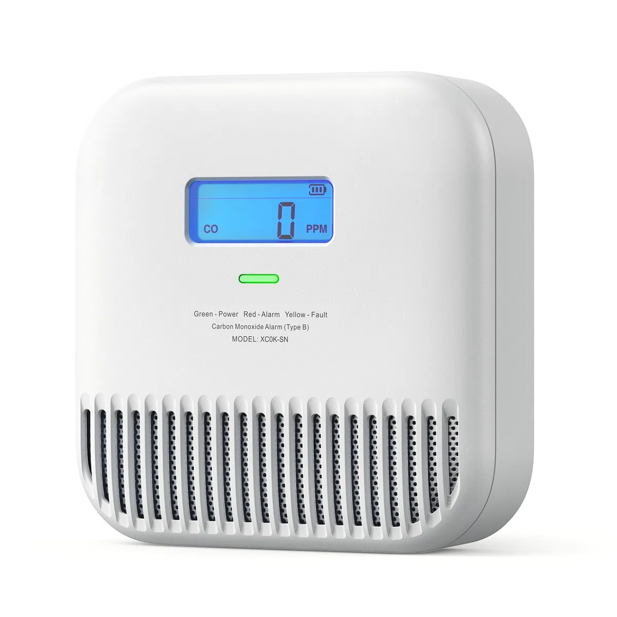 X-Sense Rilevatore di Monossido di Carbonio portatile, 10 anni di durata con batteria integrata, allarme con indicatori LED e display LCD, sensore indipendente, XC0K-SN
