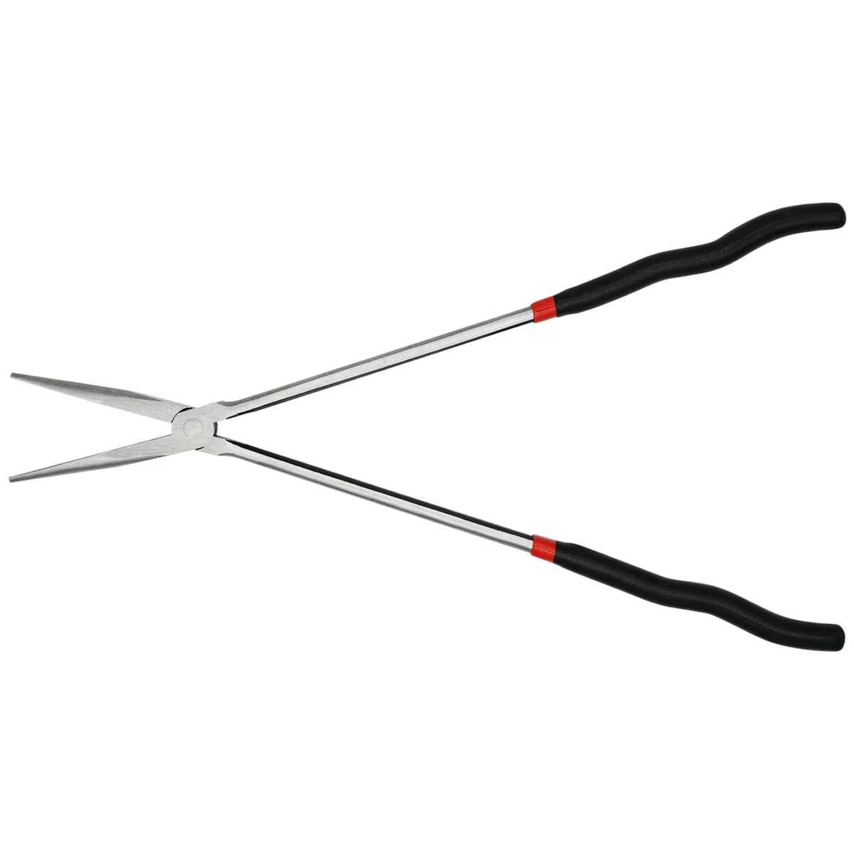 Pinze a becco extra lunghe da 16 pollici, set di attrezzi professionali in acciaio con naso dritto, 40 cm di lunghezza, per riparazioni/fai da te, torni e hardware industriale girevole