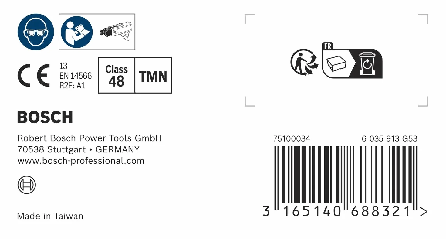 Bosch Professional 2608000552 - Vite a filettatura fine, nero, 3.9 x 35 mm: 1000 uds