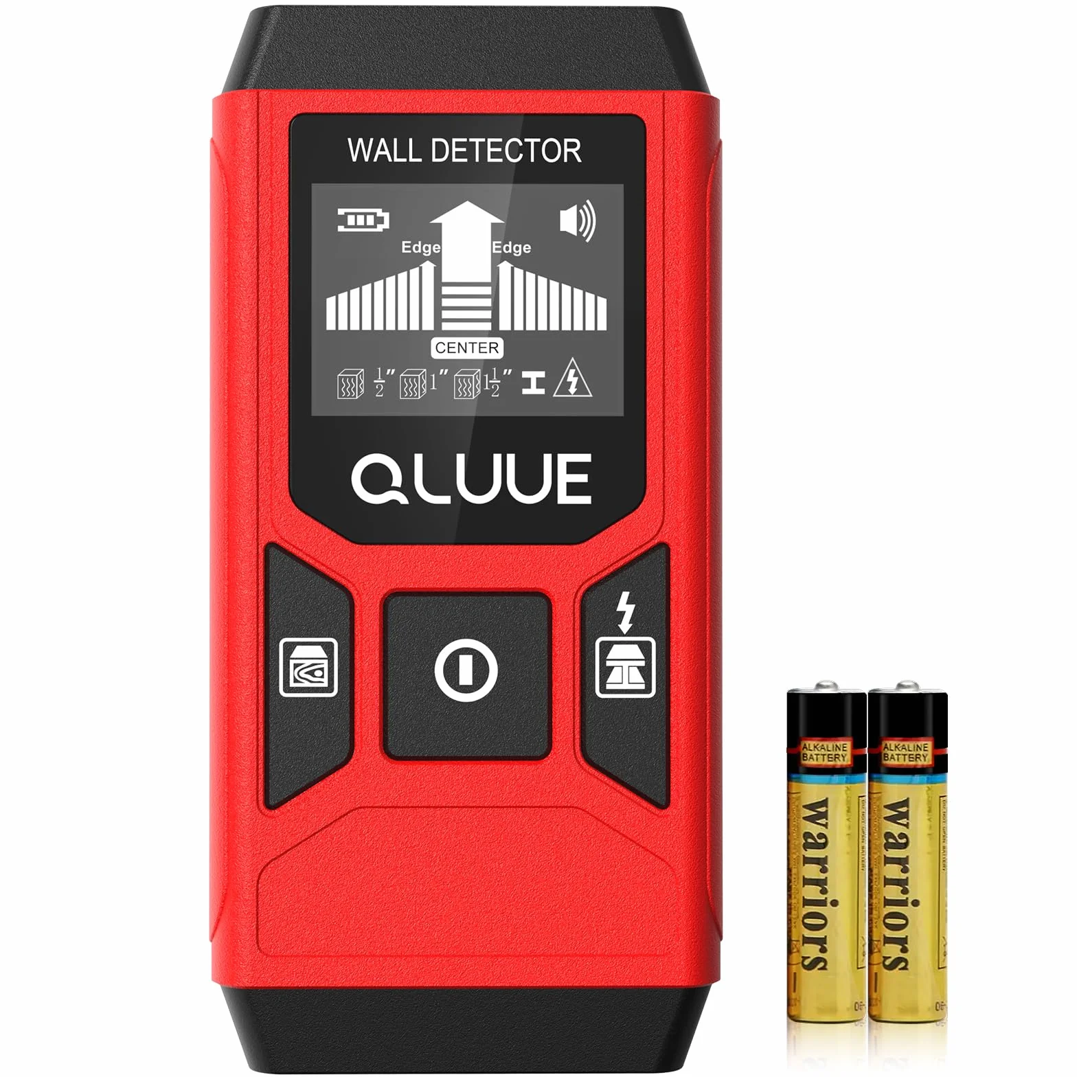 Rilevatore di perni, scanner da parete 5 in 1, sensore elettronico, scanner da parete, rilevatore di tubi metallici, display LCD con batteria, per rilevare legno, metallo e cavi nella parete