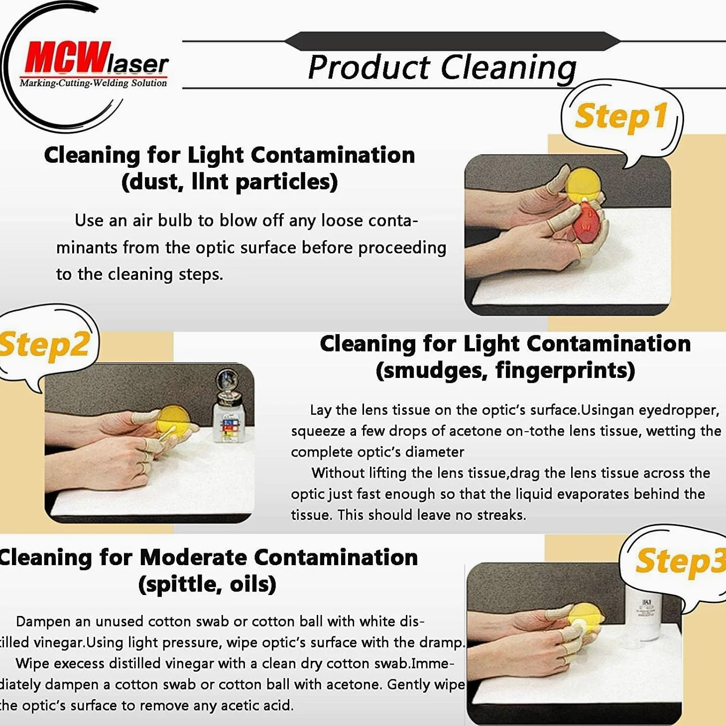 MCWlaser Znse Lente fuoco laser CO2 D: 20mm per Macchina da taglio per incisione laser CO2 30W -100W FL: 2,5 pollice 63,5mm