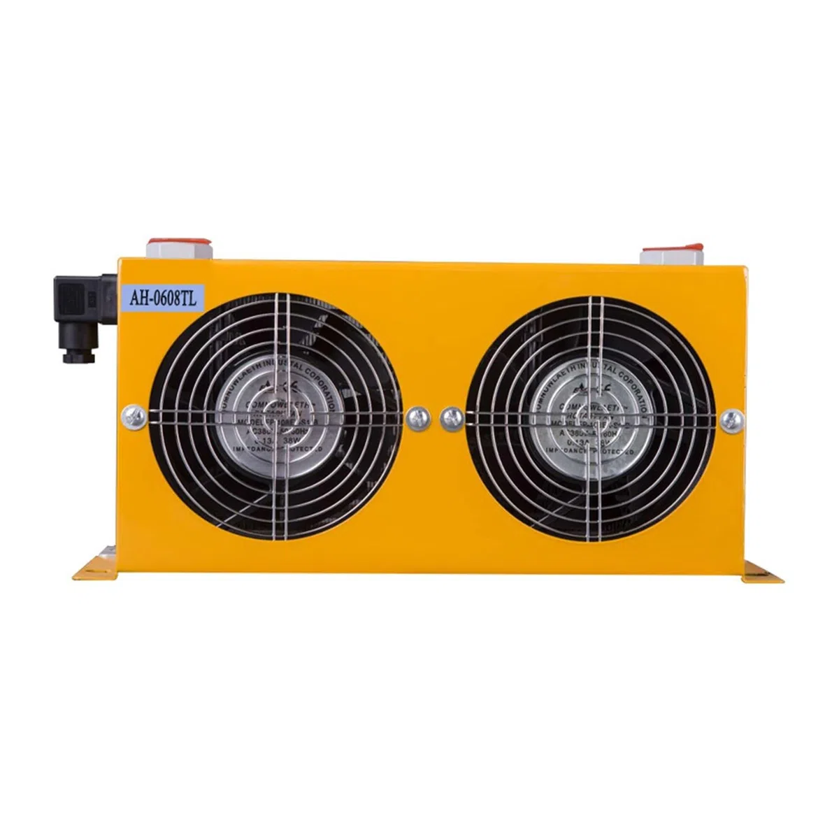 AH0608TL-CA Raffreddatore d'aria for olio idraulico – Unità di raffreddamento a doppia ventola for compressori e piccoli sistemi Efficiente(AH0608TL- 24V- DC)