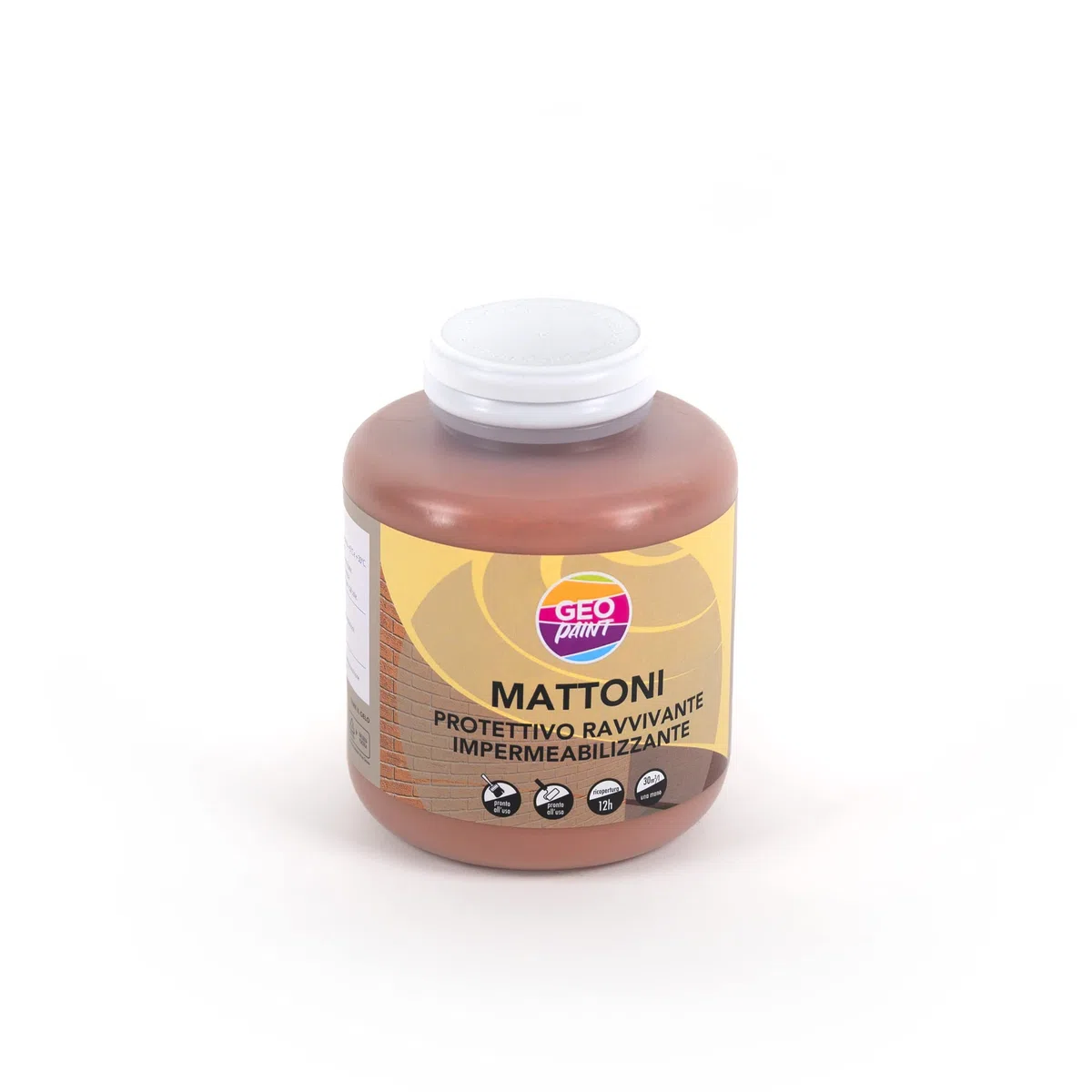 Protettivo ravvivante impermeabilizzante ad elevata penetrazione tinta mattone interno esterno 0,5/1 Litri (1 Litro)