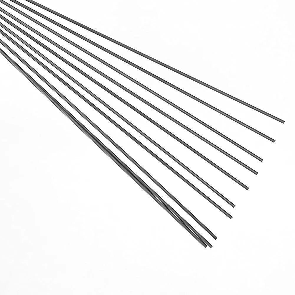 SUSEMSE TIG Elettrodi di saldatura tungsteno WT20 rosso 2% ossido toriato elettrodo 10-Pack punta 1.0/1.6/2.4/3.2 X175mm (2.4)