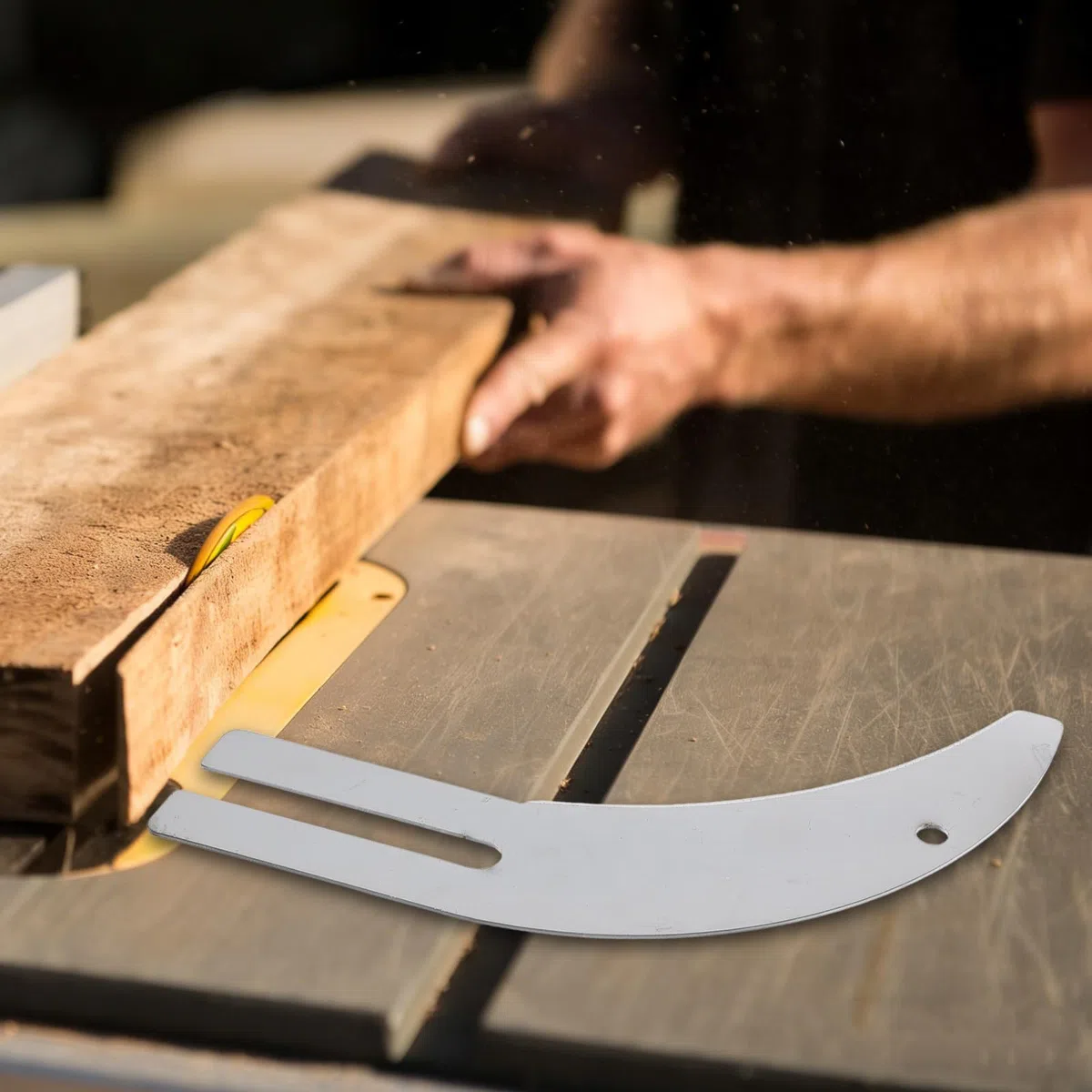 Coltello divisore per sega da banco - Lama di separazione per sega da banco - Lama di ricambio cromata anti- per taglio industriale del legno, spessore 2,5 mm