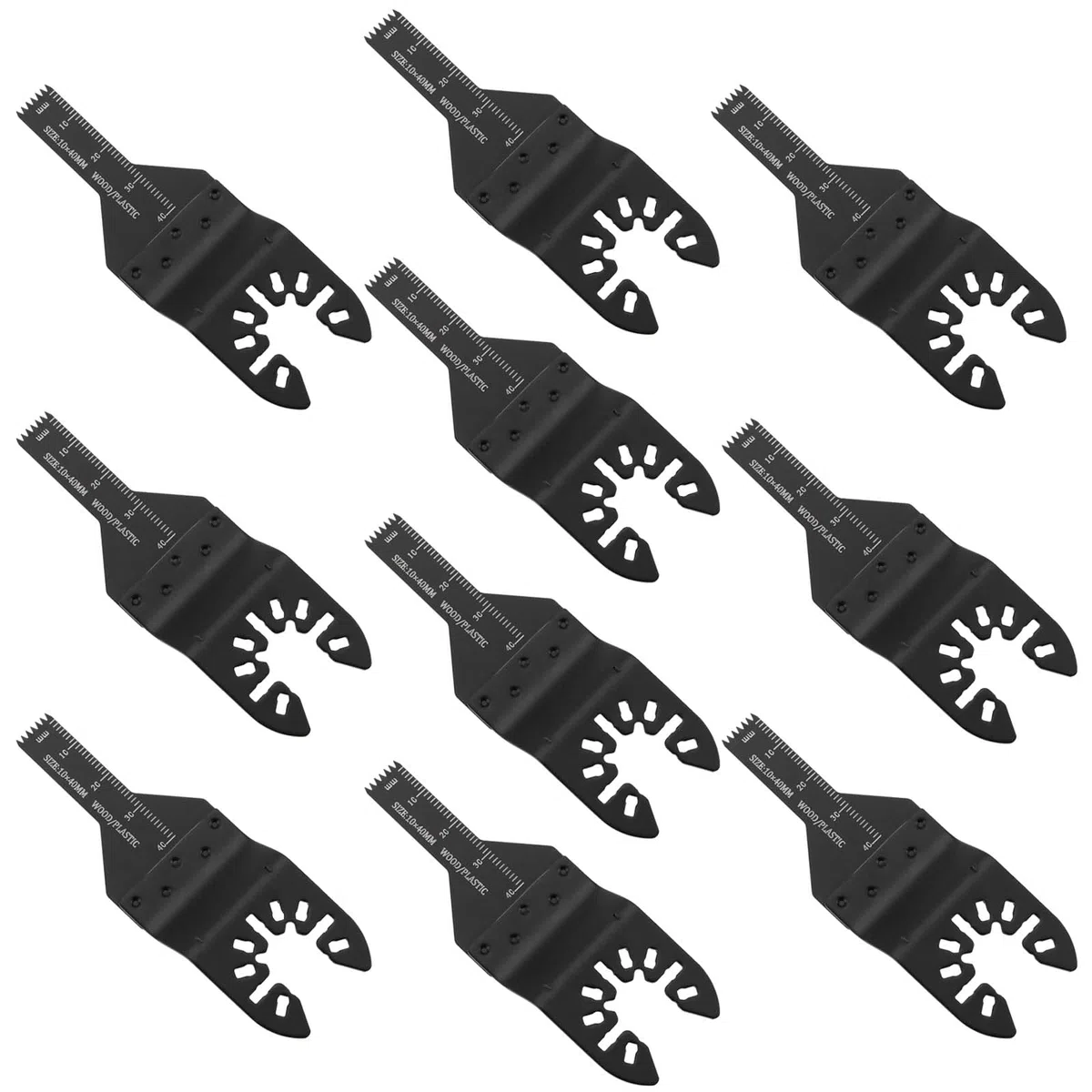10 Pezzi Set Di Lame Multiutensile Oscillanti Da 90x10mm Per Sega Per Legno Compatibile con Dewalt Compatibile con Fein Compatibile con Makita