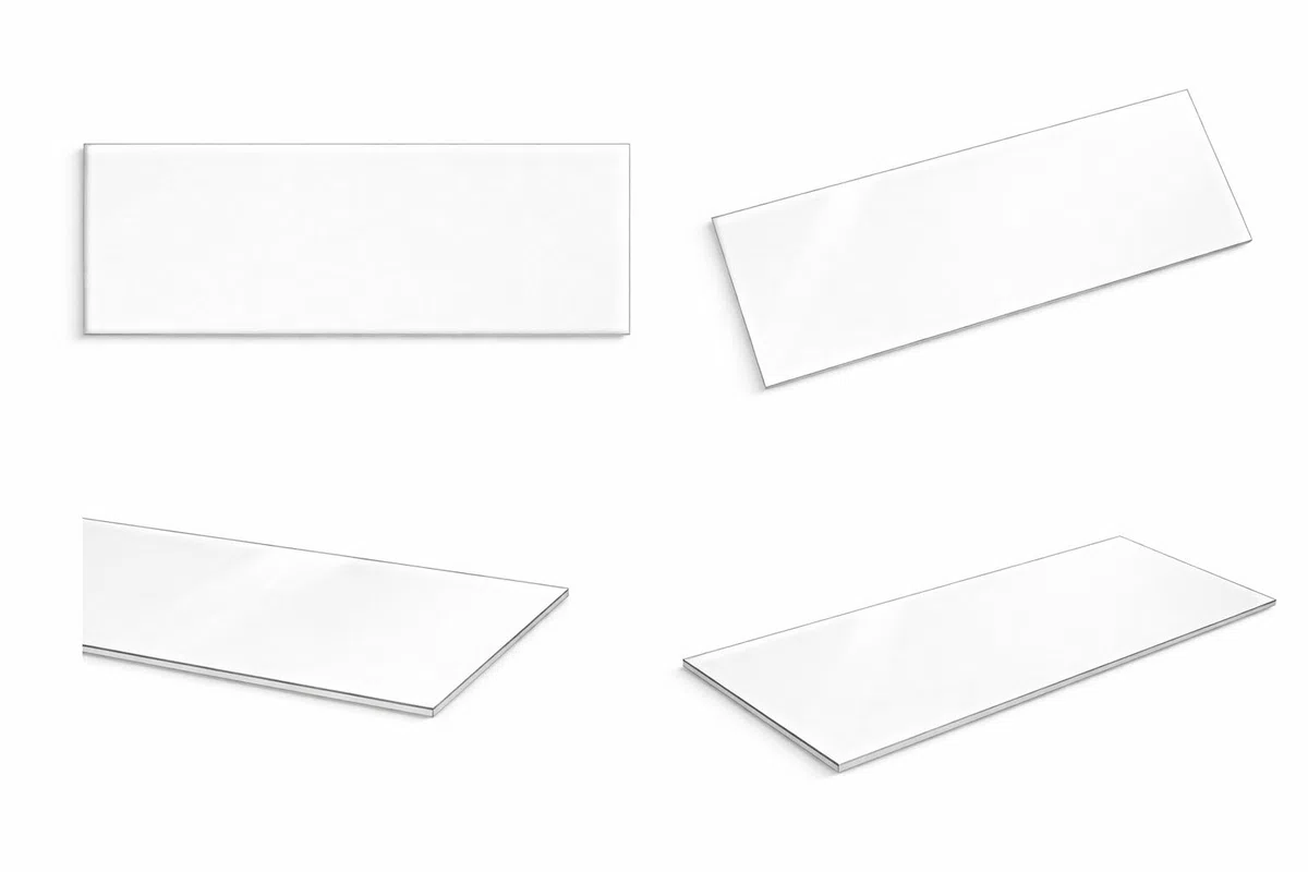 Battisedia in Plexiglass 1000x150x3mm con Biadesivo Fasce Paracolpi Salva Muro Parete Protezione