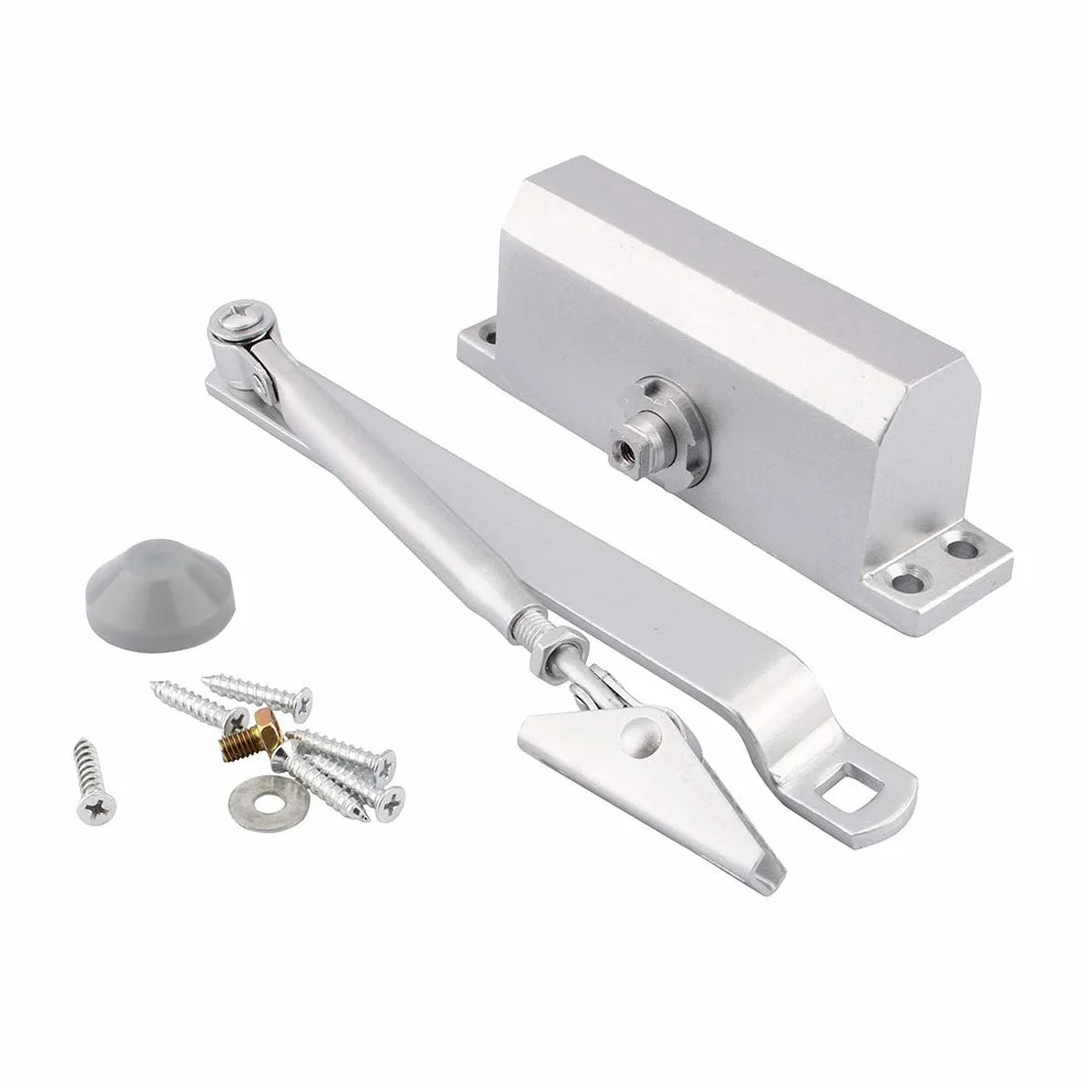 GOTOTOP chiudiporta automatico idraulico, chiusura lenta regolabile, adatto per porte a chiusura automatica di 25-45KG per uso commerciale/residenziale