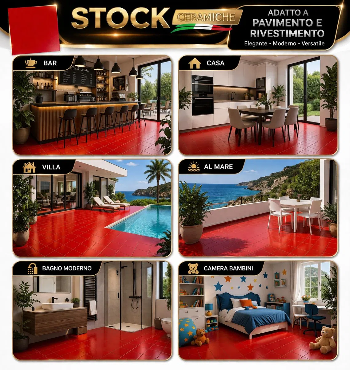 piastrella rosso 20 x 20 cm da rivestimento bagno, cucina, doccia, e molto altro, PREZZO RIFERITO A 1 SCATOLA 1 mq (25 pz)