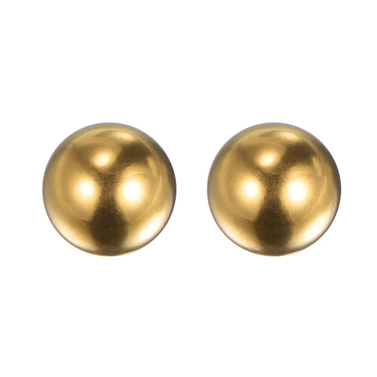QUARKZMAN 2pz 25mm Precisione Solido Ottone Cuscinetti Sfera per Cuscinetti Valvole Decorazione
