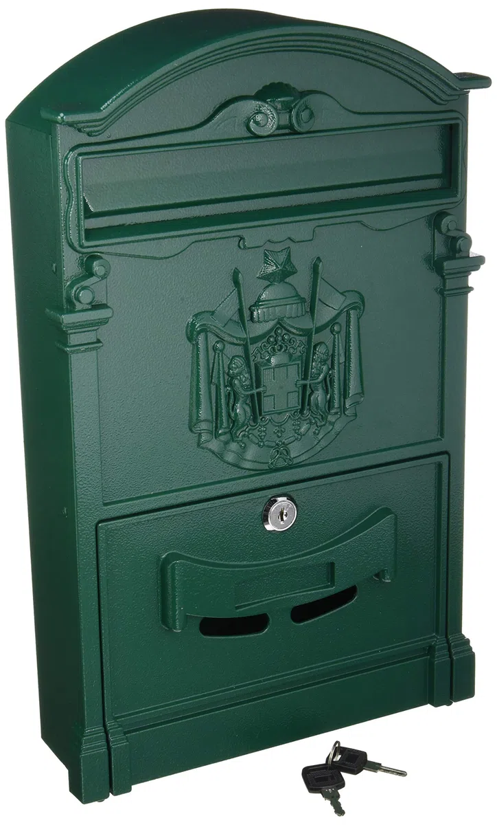 Blinky 27290-30 Residencia Cassetta per Lettere, 26x9x4Single, Verde