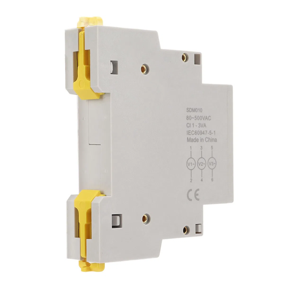 Voltmetro Voltmetro Wincal, Display Digitale Trifase Ac 80-500 V Morsetto Passante Guida Din, Protezione Da Sovratensione E Sottotensione Amperometro Per Le Misurazioni