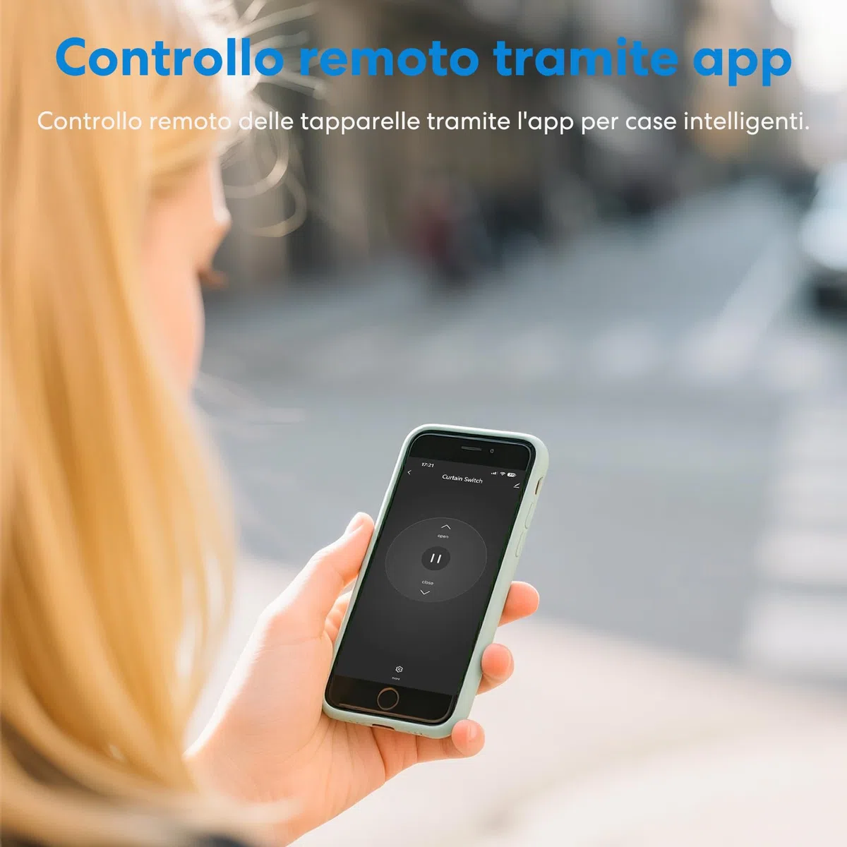LoraTap Modulo Tapparelle Smart : Aggiorna Tapparelle Tende Avvolgibili Esistenti – App Timer – Controllo Vocale Alexa Google Assistant – WiFi 2,4GHz – Motore AC 4 Fili 300W