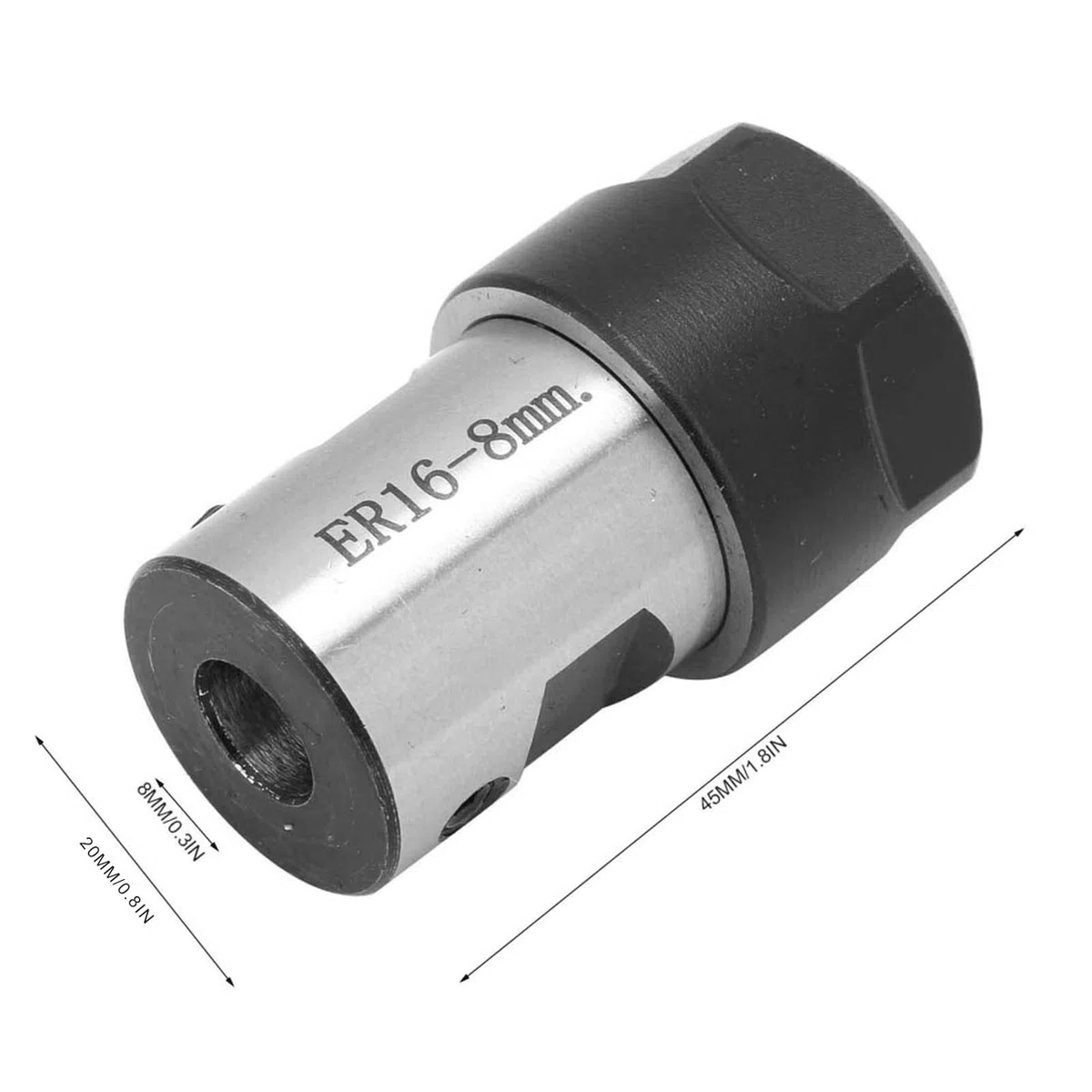 Portapinza ER16 per Mandrino CNC 8mm Bloccaggio Macchine Utensili Industriali