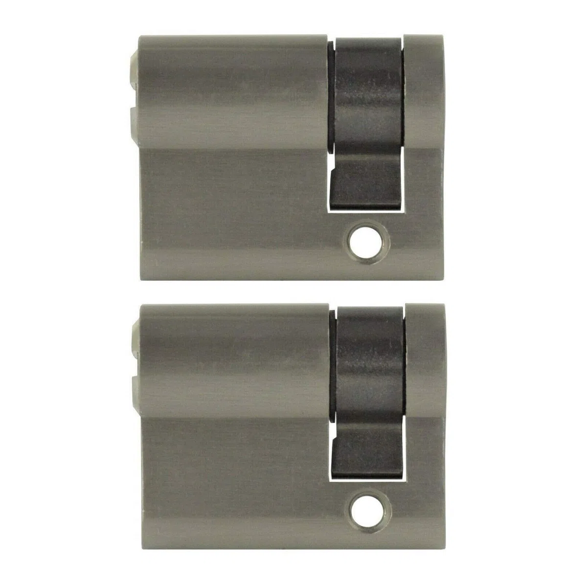 2 Mezza cilindri 40 mm 30/10 con chiusura identica con 10 chiavi
