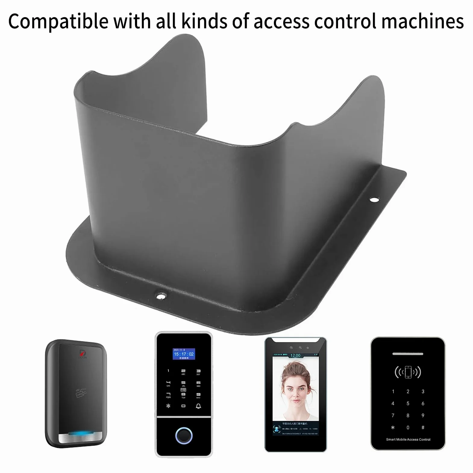 Campanello Copertura Antiriflesso,Protezione per Campanello Video,Protezione per Campanello Esterno,Copri Campanello Compatibile Citofoni per Il Controllo Degli Accessi(19,5 cm X 13,5 cm)