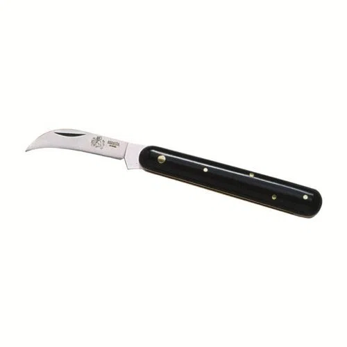 AUSONIA - Coltello innesto lama curva al carbonio cm 17