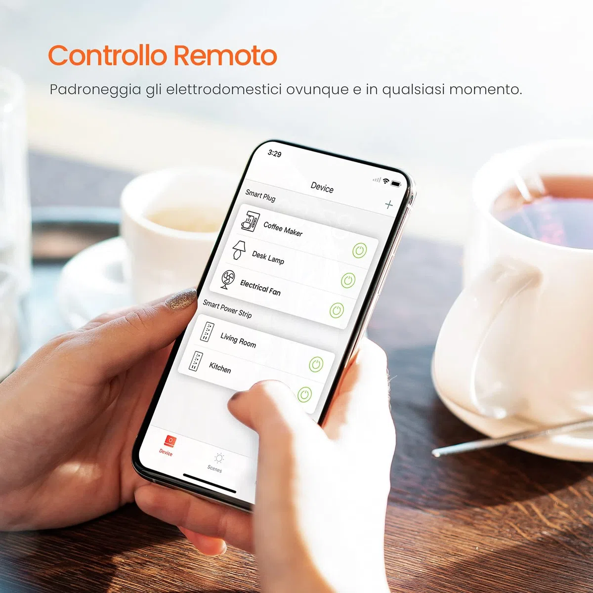 Ciabatta Elettrica Wi-Fi Intelligente Tenda, 3 Prese Controllate Individualmente e 2 Porte USB, Controllo Tramite App/Voce (Alexa e Google), Programmazioni, Protezione da Sovratensioni, 16 A, SP15