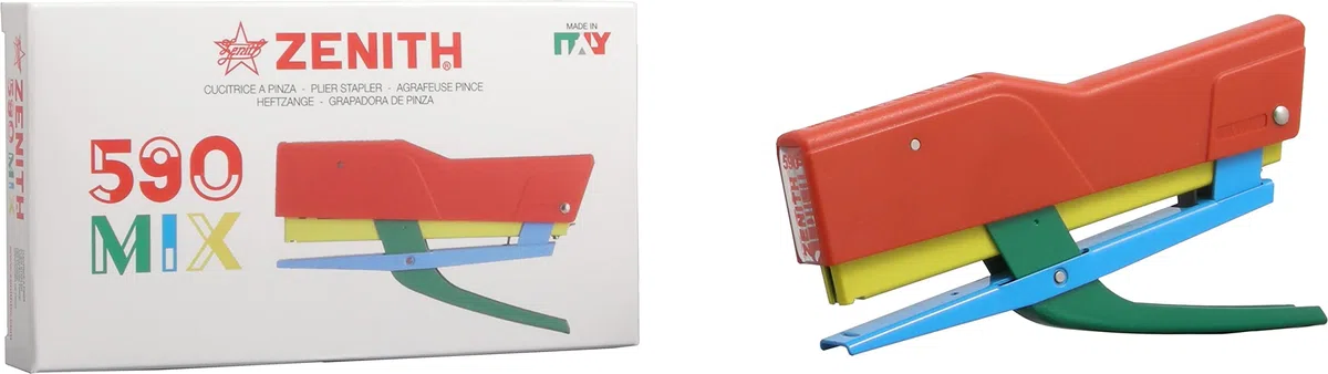 Cucitrice ZENITH art. 590 MIX colore rosso giallo verde blu