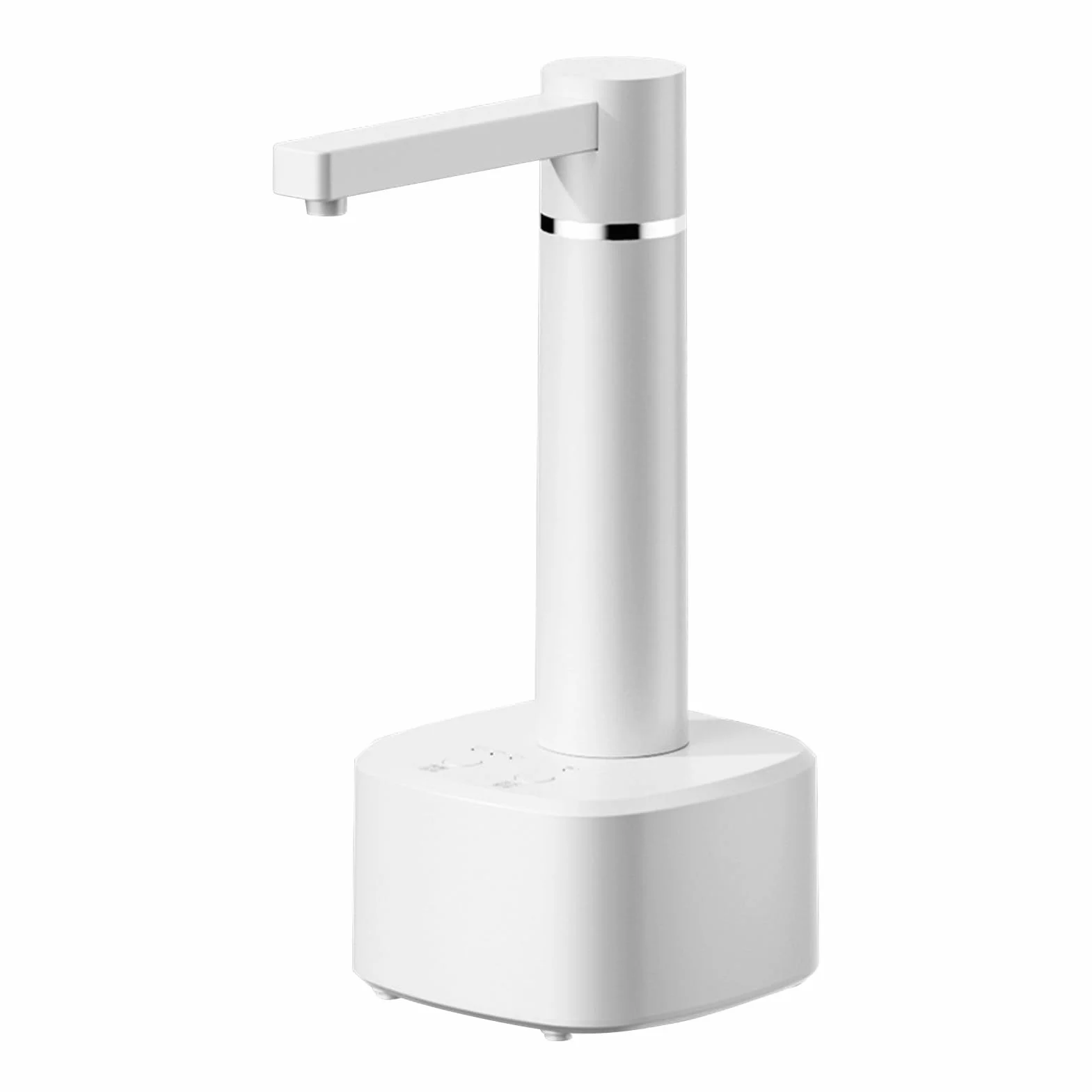 Distributore di bottiglie d'acqua da tavolo, distributore automatico di acqua Pompa per brocca ricaricabile USB Pompa per bottiglia Controsoffitto per domestica (Bianca)