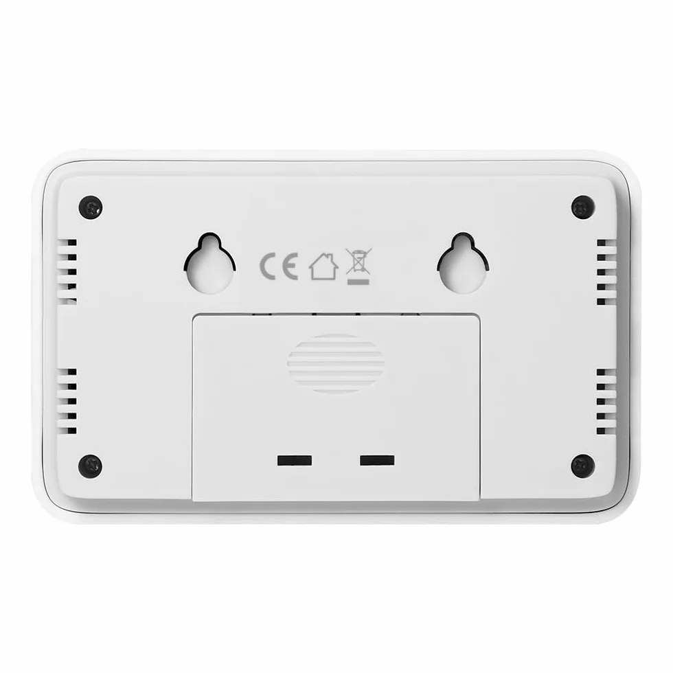 Virone Rilevatore Monossido di Carbonio Display LCD Lettura di Temperatura e Umidità Alimentazione a Batteria Allarme 85dB Durata di 10 Anni Certificazione TÜV IP20